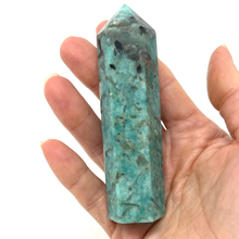 Load image into Gallery viewer, Amazonite & Smoky Quartz Point