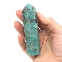 Load image into Gallery viewer, Amazonite & Smoky Quartz Point