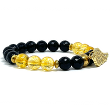 Load image into Gallery viewer, Black agate & Citrine