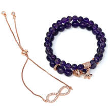 Load image into Gallery viewer, Amethyst set