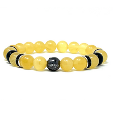 Load image into Gallery viewer, Yellow Calcite & Onyx set