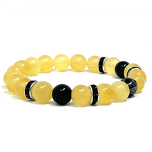 Load image into Gallery viewer, Yellow Calcite & Onyx set