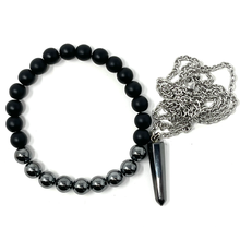 Charger l'image dans la galerie, Set Hematite & Onyx