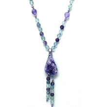Load image into Gallery viewer, Fluorite Mala Necklace