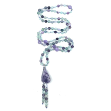 Load image into Gallery viewer, Fluorite Mala Necklace