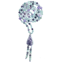 Load image into Gallery viewer, Fluorite Mala Necklace