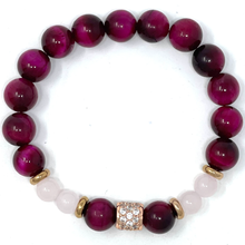 Load image into Gallery viewer, Rose Quartz & Tiger's Eye
