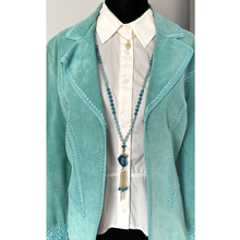 Load image into Gallery viewer, Apatite & Aquamarine Mala Necklace