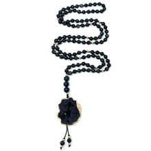 Load image into Gallery viewer, Dark Blue Tiger's Eye Mala