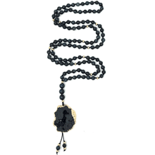 Load image into Gallery viewer, Dark Blue Tiger's Eye Mala