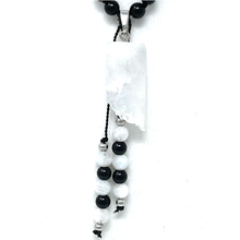 Load image into Gallery viewer, Obsidian & moonstone Mala Necklace