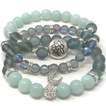 Load image into Gallery viewer, Amazonite & Moonstone Jewelry set