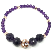 Load image into Gallery viewer, Amethyst, Amazonite & Moonstone Jewelry set