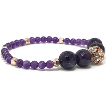 Load image into Gallery viewer, Amethyst, Amazonite & Moonstone Jewelry set