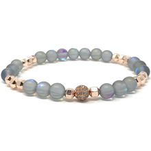 Load image into Gallery viewer, Amethyst, Amazonite & Moonstone Jewelry set
