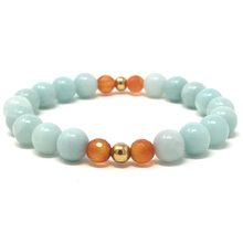 Charger l'image dans la galerie, Carnelian & Amazonite Set