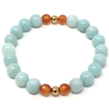 Charger l'image dans la galerie, Carnelian & Amazonite Set