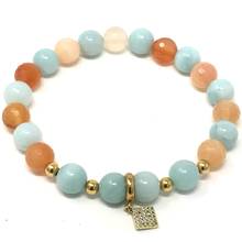 Charger l'image dans la galerie, Carnelian & Amazonite Set