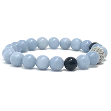Load image into Gallery viewer, Angelite & Black Tourmaline Set