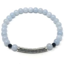 Load image into Gallery viewer, Angelite & Black Tourmaline Set