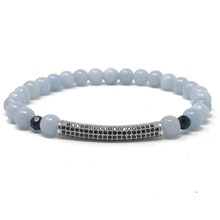 Load image into Gallery viewer, Angelite & Black Tourmaline Set