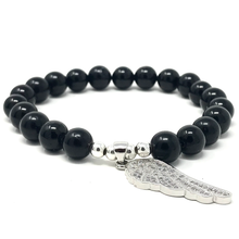 Load image into Gallery viewer, Angelite & Black Tourmaline Set