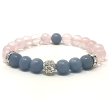 Charger l'image dans la galerie, Angelite & Rose Quartz Set