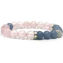 Charger l'image dans la galerie, Angelite & Rose Quartz Set