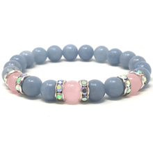 Charger l'image dans la galerie, Angelite & Rose Quartz Set
