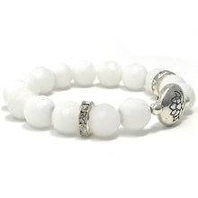 Load image into Gallery viewer, Black Agate & White Jade Jewelry set
