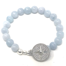 Load image into Gallery viewer, Aquamarine & Rose Quartz Set
