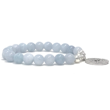 Load image into Gallery viewer, Aquamarine & Rose Quartz Set
