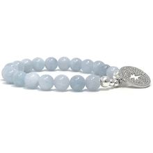 Load image into Gallery viewer, Aquamarine & Rose Quartz Set