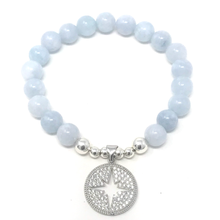 Load image into Gallery viewer, Aquamarine & Rose Quartz Set