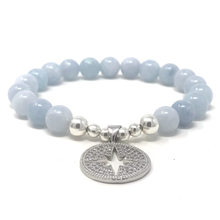 Load image into Gallery viewer, Aquamarine & Rose Quartz Set