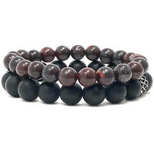 Charger l'image dans la galerie, Set Black Onyx & Mahogany Obsidian