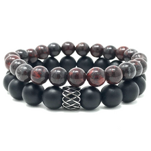 Charger l'image dans la galerie, Set Black Onyx & Mahogany Obsidian