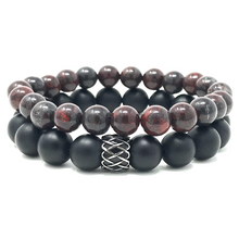 Charger l'image dans la galerie, Set Black Onyx & Mahogany Obsidian