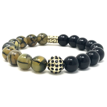 Load image into Gallery viewer, Black Jasper & Green Agate