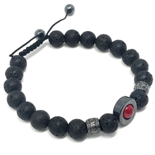 Load image into Gallery viewer, Black Lava & Hematite