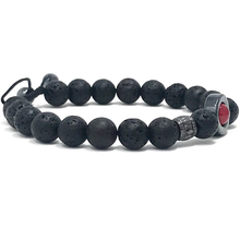 Load image into Gallery viewer, Black Lava & Hematite