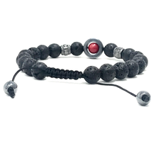 Load image into Gallery viewer, Black Lava & Hematite