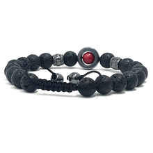 Load image into Gallery viewer, Black Lava & Hematite