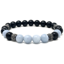 Load image into Gallery viewer, Black Onyx & Blue Angelite