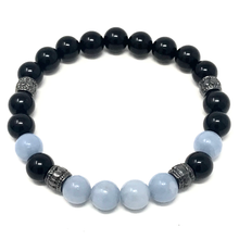 Load image into Gallery viewer, Black Onyx & Blue Angelite