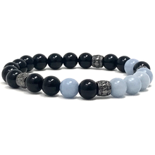 Load image into Gallery viewer, Black Onyx & Blue Angelite