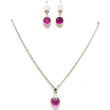 Load image into Gallery viewer, Purple Sugilite & Black Onyx Jewelry set