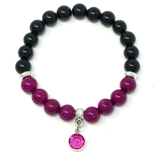 Load image into Gallery viewer, Purple Sugilite & Black Onyx Jewelry set