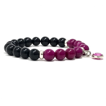 Load image into Gallery viewer, Purple Sugilite & Black Onyx Jewelry set