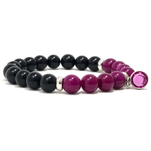 Load image into Gallery viewer, Purple Sugilite & Black Onyx Jewelry set
